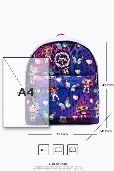 Hype. Purple Surprise Luxe Backpack