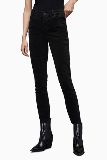 Buy All Saints Miller Black Cord Jeans from Next Luxembourg