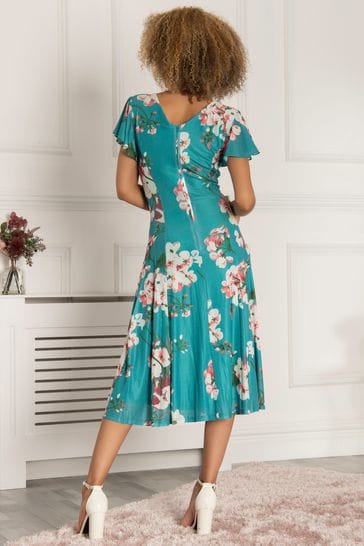 Jolie moi store teal dress