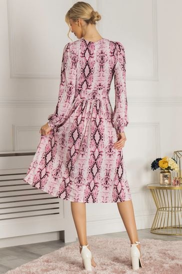 Kaufen Sie Jolie Moi Harper Next Jerseykleid, Deutschland Pink Langärmeliges bei
