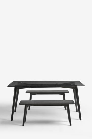 Next black dining table online