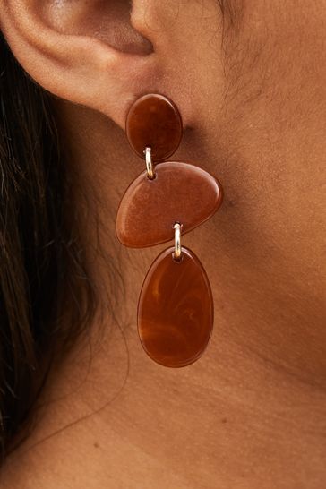 Orange deals earrings next