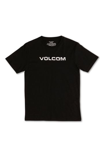 Volcom Rippeuro Black Short Sleeve T-Shirt