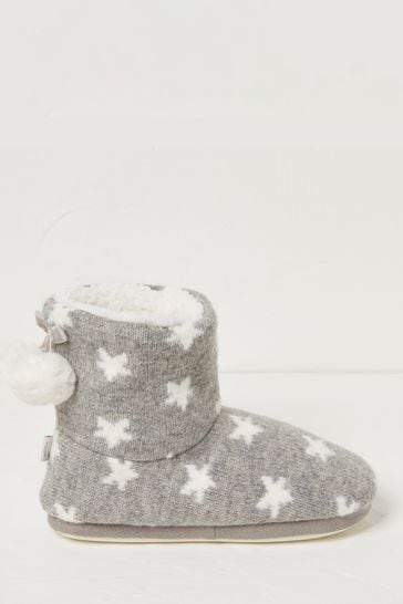 Grey deals slipper boots