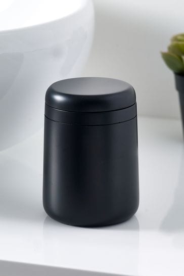 Black Moderna Storage Jar