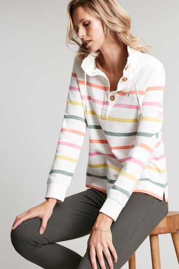 Button on sale down sweatshirt