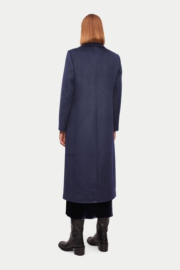 Jigsaw navy city coat