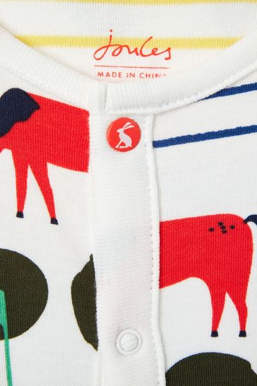 Joules shop rainbow babygrow