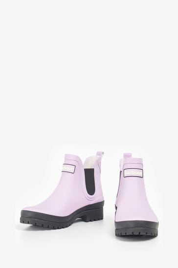 Barbour boots online kids purple