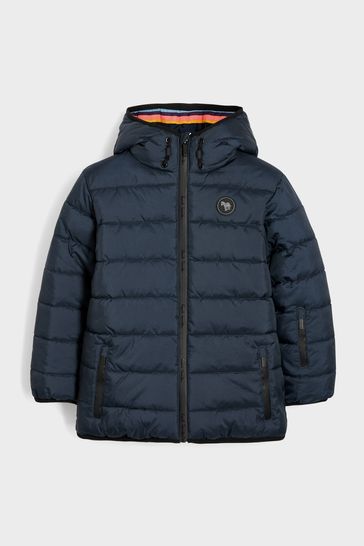 Navy blue kids coat outlet