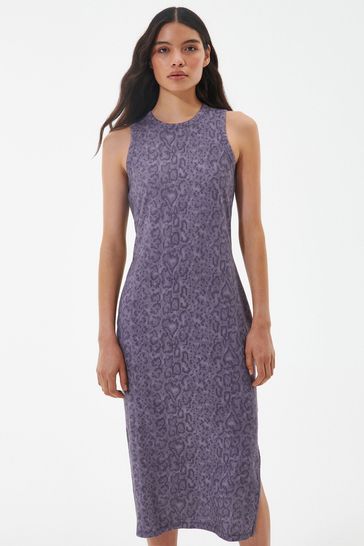 Barbour dress purple new arrivals