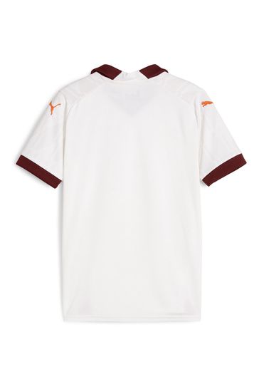 Buy Puma White Manchester City Away Replica 23 24 Kids Football