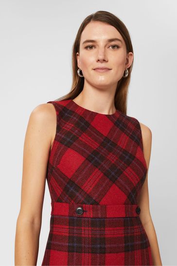 Hobbs outlet tartan dress