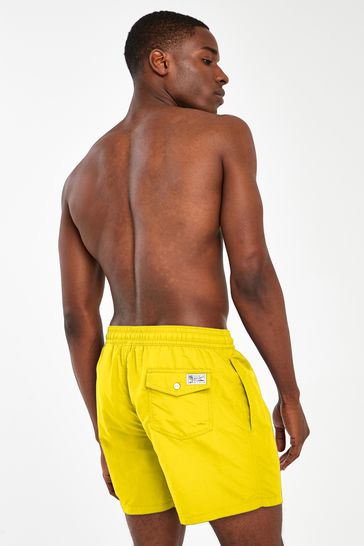 Ralph lauren best sale yellow swim shorts
