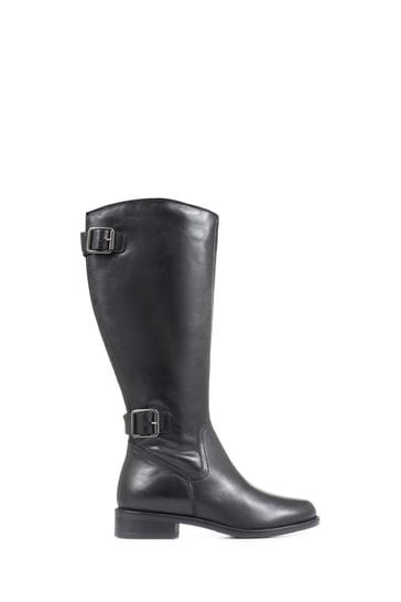 Wide calf black boots uk store