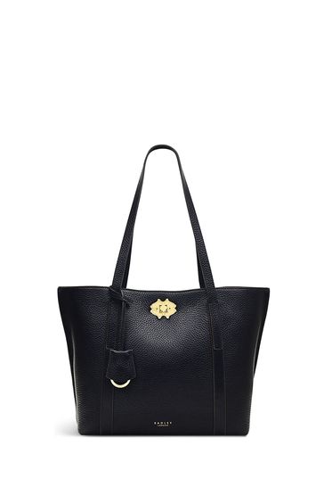 Radley London Medium Museum Street Ziptop Tote Black Bag