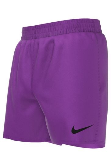 Nike Purple 4 Inch Essential Volley Swim Shorts