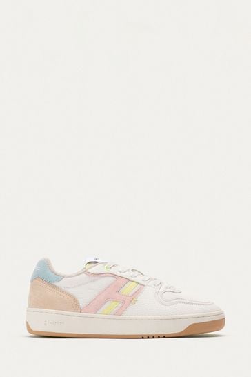 HOFF Solina White/Pink Leather Trainers