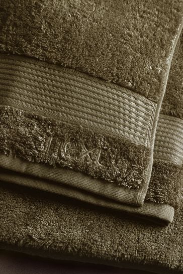 Khaki green 2025 towels