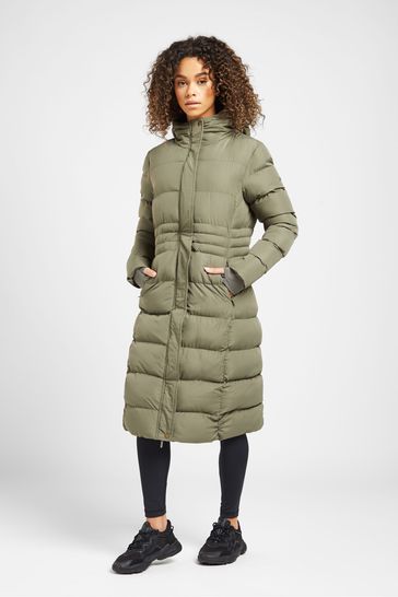 Buy Elle Sport Green Cocoon Hood Quilted Jacket from Next Luxembourg