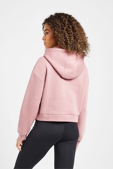 front crop hoodie