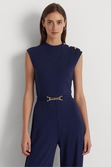 Ralph lauren sale navy blue jumpsuit