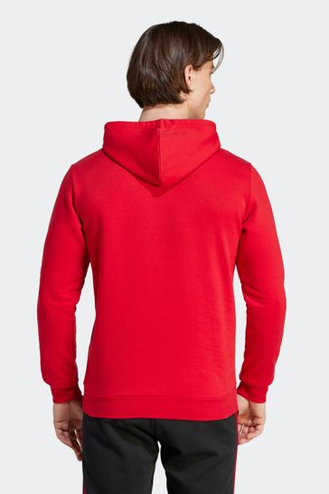 adidas Red Manchester United DNA Hoodie