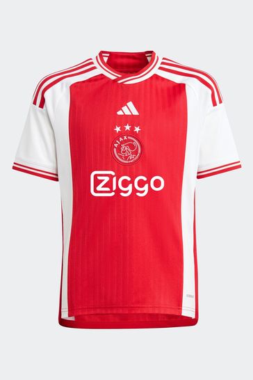 Adidas white football shirt shop