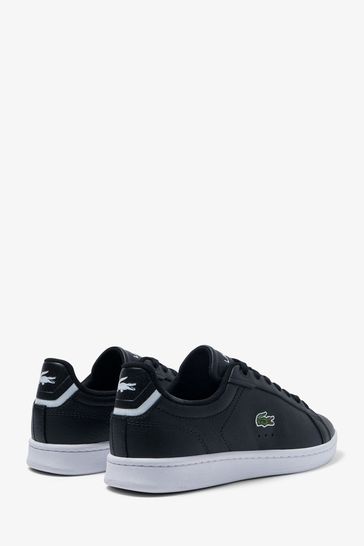 Lacoste black womens trainers sale