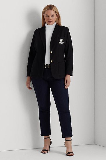 Lauren Ralph Lauren Curve Bullion Jacquard Blazer