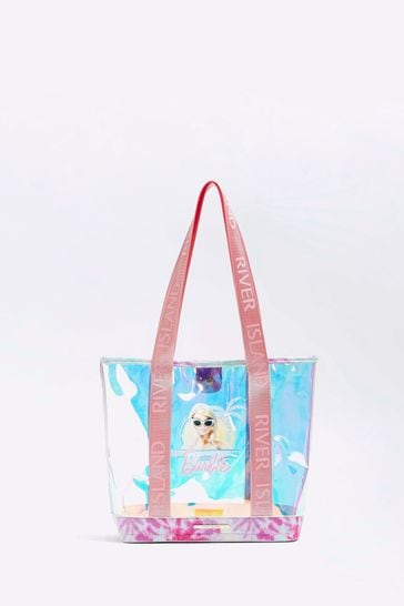 River Island Pink Barbie Beach Bag