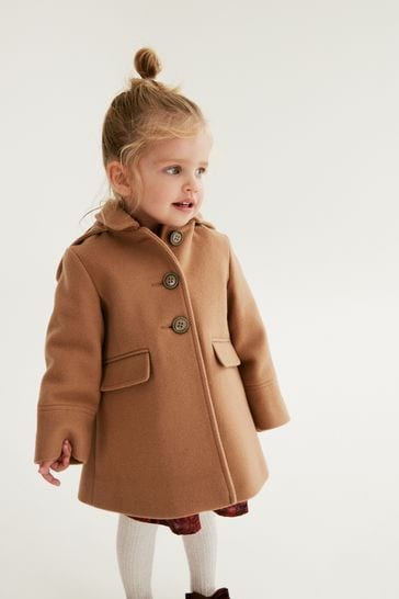 Buy Camel Wool Mix Coat 3mths 7yrs from Next Ireland