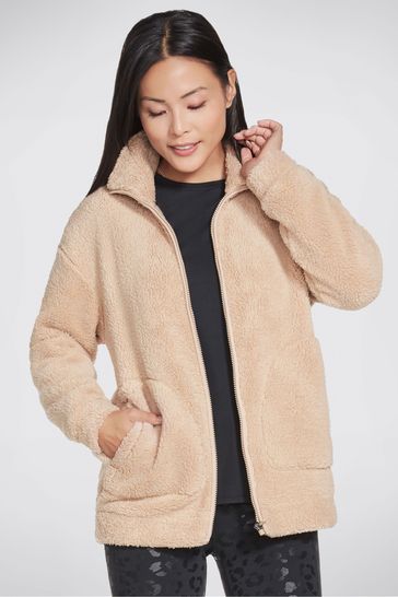 Skechers hot sale jacket brown