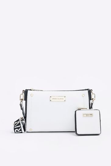 River Island Structured White Bag