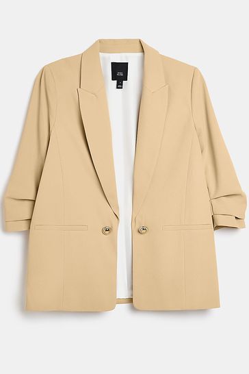 River island tan blazer on sale