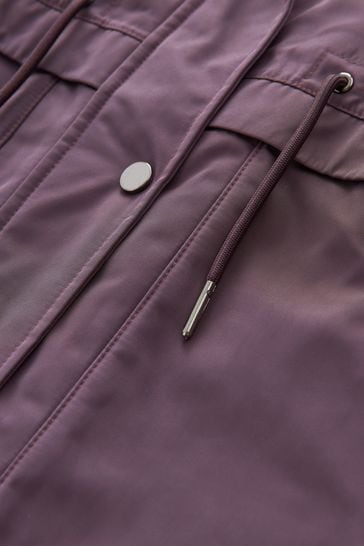 Purple rain jacket top