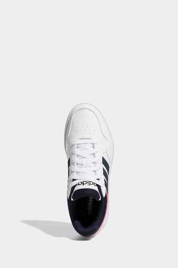 Buy adidas Pink white black Originals Hoops 3.0 Low Classic