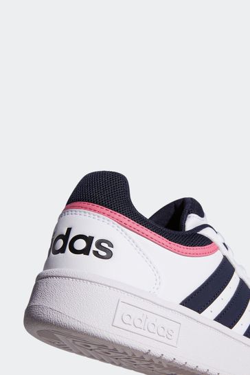 Adidas white deals retro trainers