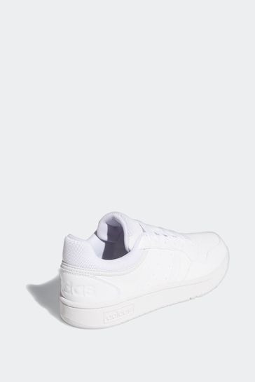 Adidas white retro trainers store