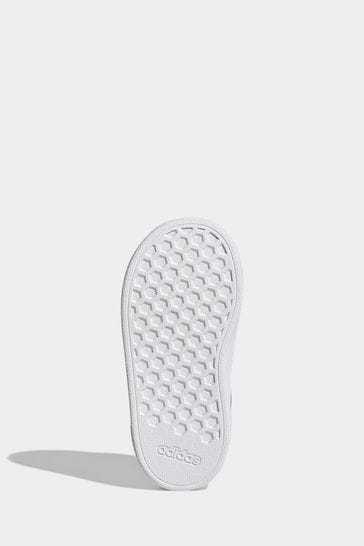 Buy adidas White Silver Grand Court 2.0 Infant Trainers from Next