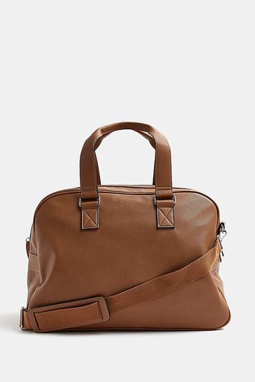 Buy River Island Brown Light Holdall from Next Luxembourg