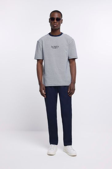 River island striped t shirt deals