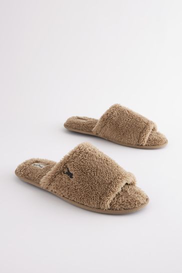 Borg slider slippers store