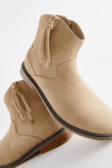 Flat tassel boots sales