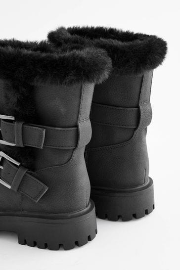 Boot with online the fur