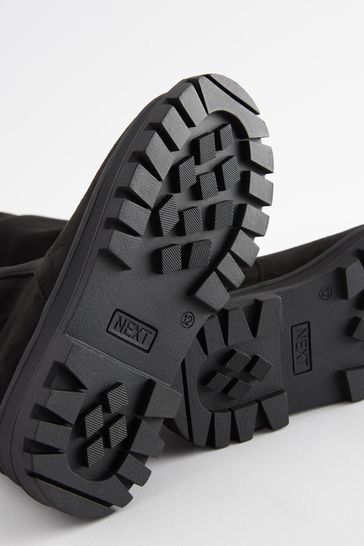 Buy Black Tall Pull On Boots from Next Singapore
