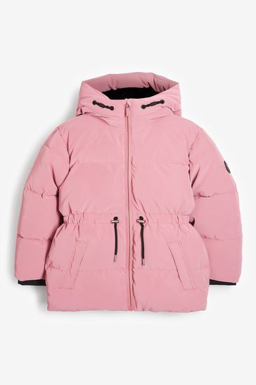 Ladies pink hot sale padded coat