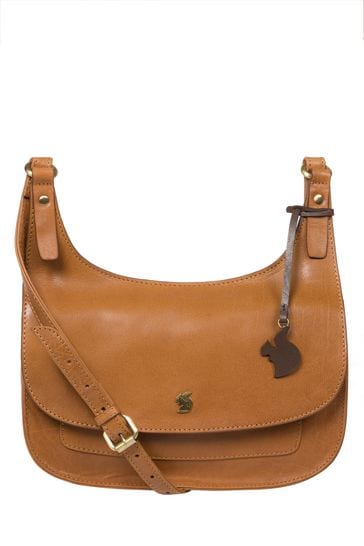 Conkca Ellipse Leather Cross-Body Bag