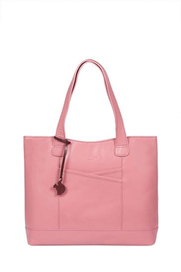 Blush leather tote sales bag