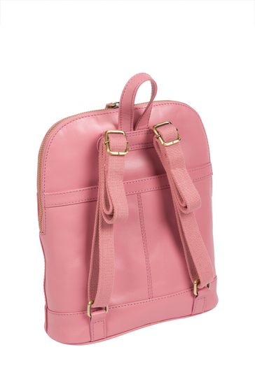 Blush pink deals leather backpack